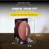 Football Display Case, Durable Clear Display Case with Mirror & Clear Base, Wall Mounted Case for Full Size Footballs, Sports Memorabilia, Collectibles, Keepsakes, Autographed Balls Items (A060-SR) view 3