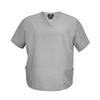 M&M Scrubs Men's Scrub Set Medical Scrub Tops and Pants (Medium, Grey) view 2