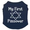 My First Passover - Dog Shirt (Navy, Medium) view 1