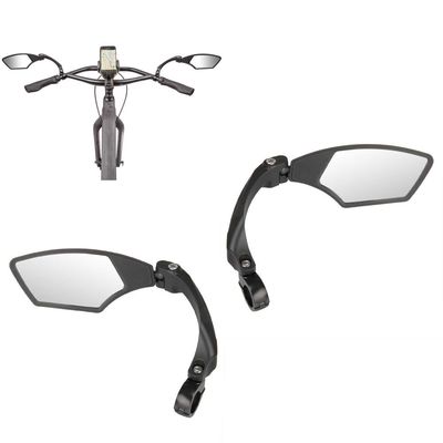 M-Wave Unisex's Spy Space Bicycle Mirror Set, Black