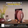 Football Display Case, Durable Clear Display Case with Mirror & Clear Base, Wall Mounted Case for Full Size Footballs, Sports Memorabilia, Collectibles, Keepsakes, Autographed Balls Items(A060-OR) view 2