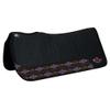 HILASON Western Wool Felt Horse Saddle Pad W/Distressed Wear Leather | for Horses view 1
