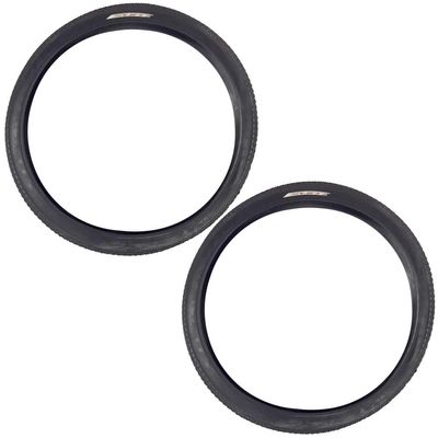 Sunlite Cruiser 927 Classic Beach Road Street Balloon Sun Bicycle Tire Bike Bundle 24 x 2.125 (Black 2 Tire)