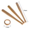 Vankcp 2 Set Baseball Stand Display Holder Baseball Bat Holder with Wooden Baseball Bats 3 Mini Bat and Wooden Circles Display Baseball Centerpieces for Tables view 2