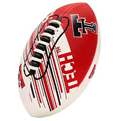 Franklin Sports Texas Tech Raiders Foam Football - Youth Mini Football for Kids - 8.5" Junior Soft Foam Ball - SPACELACE Easy Grip Cover - Perfect Toy for Kids