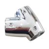 316 Stainless Steel Polished Right and Left Sides Marine Grade Handrail Fitting 60 Deck Hand Tee for 1 inch Tube/Pipe of Boat Marine Solid view 4