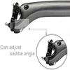 Carbon Seatpost RXL SL Bike Seatpost Carbon Fiber Seat Post Carbon Fiber Bike Seat Posts 31.6 for Downhill Bikes Offset Seatposts Black UD Matte Offset 25mm Mountain Bike Seatposts (31.6x400mm) view 4