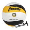 Franklin Sports PVF Real Pro Indoor Game Volleyball - Official Size Professional Indoor Volleyball for Match Play - 12 Panel Microfiber Cover Game Ball - Ball + Pump with Needle Set view 1