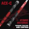 Geoleap Golf Grips Set of 13- Cord Rubber Compound Material, Hybrid Golf Club Grips, All Weather Performance.(Red, Standard) view 2
