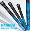 Geoleap Golf Grips Set of 13- Cord Rubber Compound Material, Hybrid Golf Club Grips, All Weather Performance. (Blue, Midsize) view 4
