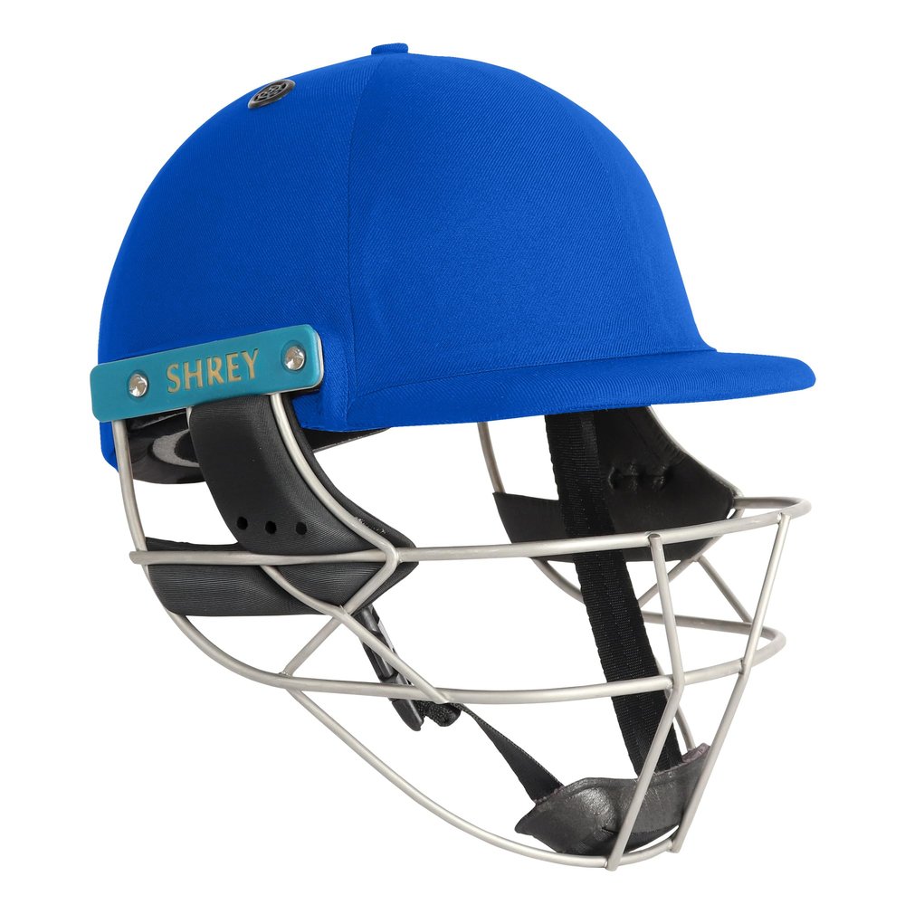 Shrey Master Class Air 2.0 Stainless Steel Batting Cricket Helmet for Men's (Royal Blue, L)
