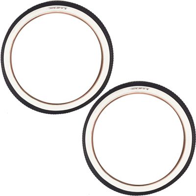 Sunlite Cruiser 927 Classic Beach Road Street Balloon Sun Bicycle Tire Bike Bundle 24 x 2.125 (White 2 Tire)