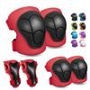 Knee Pads for Kids Kneepads and Elbow Pads Toddler Protective Gear Set Kids Elbow Pads and Knee Pads for Girls Boys with Wrist Guards 3 in 1 for Skating Cycling Bike Rollerblading Scooter view 1