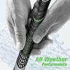 Geoleap Golf Grips Set of 13- Cord Rubber Compound Material, Hybrid Golf Club Grips, All Weather Performance.(Black, Standard) view 3