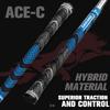 Geoleap Golf Grips Set of 13- Cord Rubber Compound Material, Hybrid Golf Club Grips, All Weather Performance.(Blue, Standard) view 2
