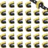 Gejoy 40 Pieces Nock Points Archery String Nocking Points Bow String Buckle Clips for Compound and Recurve Bow (Black) view 1