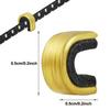 Gejoy 40 Pieces Nock Points Archery String Nocking Points Bow String Buckle Clips for Compound and Recurve Bow (Black) view 2