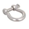 MroMax M12 304 Stainless Steel U-Shape Bow Shackle Wire Rope Fastener Silver Tone 10Pcs view 3
