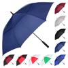 MRTLLOA Automatic Open Golf Umbrella, Extra-Large Oversized Double Canopy Vented Windproof Waterproof Stick Rain Golf Umbrellas for Men and Women(Navy Blue/62 inch) view 1