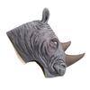 Happyyami Rhino Mask for Halloween Horror Cosplay Lightweight and Comfortable Headwear Prank Cap for Adults view 3