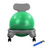 CanDo unisex adult Ball Chair Plastic Mobile with Back Child Size, Green, Child Size US view 1