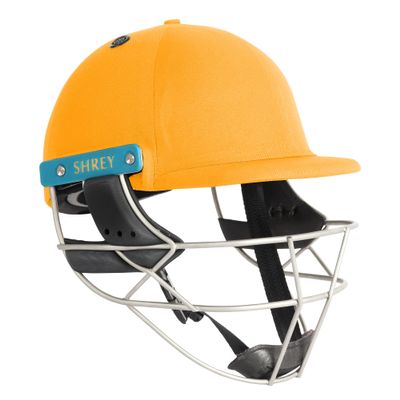 Shrey Master Class Air 2.0 Stainless Steel Batting Cricket Helmet for Men's (Gold, L)