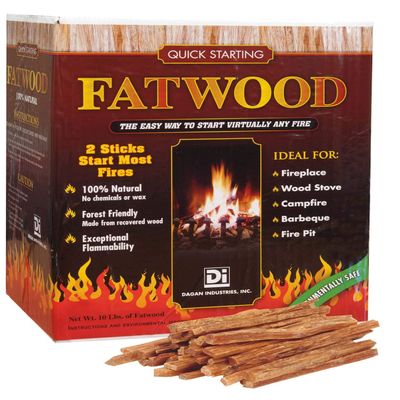 Dagan Fatwood Firestarter in a Box (DG-FAT-10), 10 Pounds