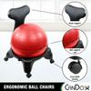 CanDo Ball Chair Inflatable Ergonomic Active Seating Exercise Ball Chair with Air Pump for Home, Office, and Classroom view 4