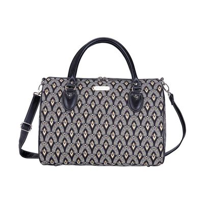 Signare Tapestry Duffle Bag Overnight Bags Weekend Bag for Women with Luxor Art Deco Style (TRAV-LUXOR)