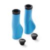 BW USA Ergo-Lock 2.0 Grips  Dual Lock-On MTB Bike Handlebar Grips - Blue view 1