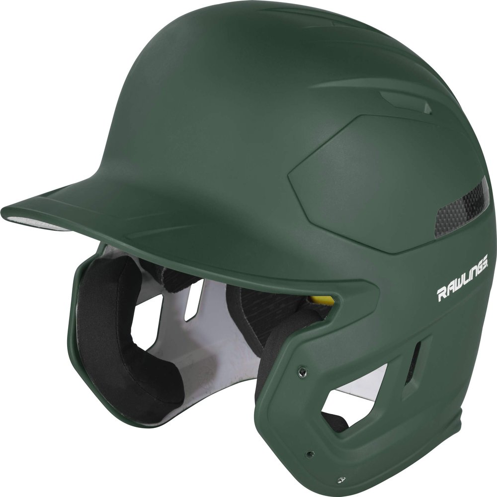 Rawlings | MACH CARBON Baseball Batting Helmet | X-Large (7 5/8" - 8") | Dark Green