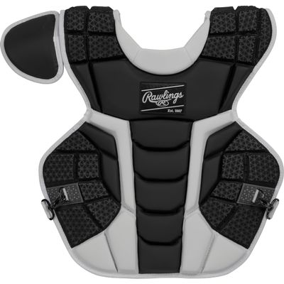 Rawlings | MACH Catcher's Chest Protector | Baseball | Adult | Black/White