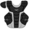 Rawlings | MACH Catcher's Chest Protector | Baseball | Adult | Black/White view 1