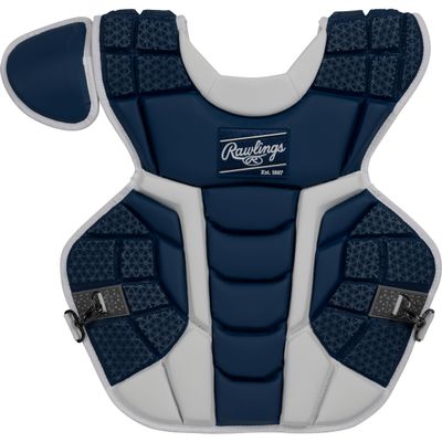 Rawlings | MACH Catcher's Chest Protector | Baseball | Intermediate | Navy/White