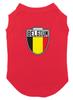 Belgium - Soccer Crest Country Proud Dog Shirt (Red, X-Large) view 1