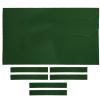 Heavy Duty 7ft / 8ft Pool Table Felt & 6 Felt Strips, 0.9mm Study Billiard Snooker Table Cloth Felt and Long Time for Use, 8ft Green view 1