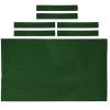 Heavy Duty 7ft / 8ft Pool Table Felt & 6 Felt Strips, 0.9mm Study Billiard Snooker Table Cloth Felt and Long Time for Use, 8ft Green view 2