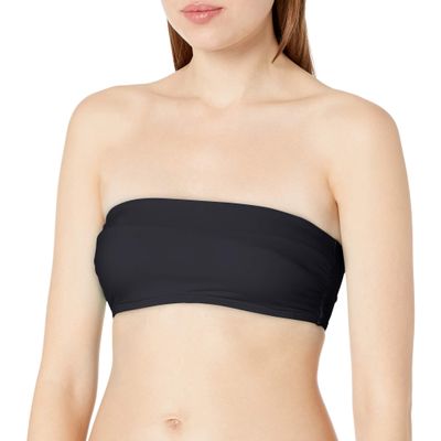 Ella Moss Women's Standard Bandeau Bra Swimsuit Bikini Top, Tenacious Stripe, X-Small