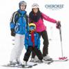 Cherokee Kids Snow Pants - Insulated Heavyweight Waterproof Ski Pants for Boys & Girls - Breathable Winter Gear for Kids, Size 4, Black view 3