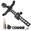 SHARROW Archery Compound Bow Sight with 45 Degree Hooded Peep Sight Five Set 0.059" Micro Adjust Long Pole Hunting Accessories view 1