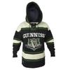 Guinness Hooded Ice Hockey Jerseys for Men | Soft-Cotton Irish Hockey Jersey | Perfect Hockey Hoodie for Everyday wear Green view 1