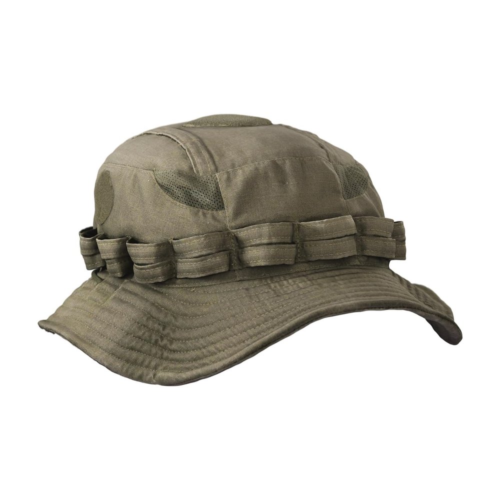 UF Pro Striker Gen 3 Boonie Hat - Military Tactical Brim Hat, Sun Cap for Men Hunting Fishing Outdoor Camping, Brown Grey, Large