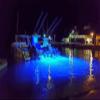 Diablo Royale Customs Y-KNOT TRIPLE TYPHON boat drain plug light (blue) 3600 lumens! Built in Texas! view 3