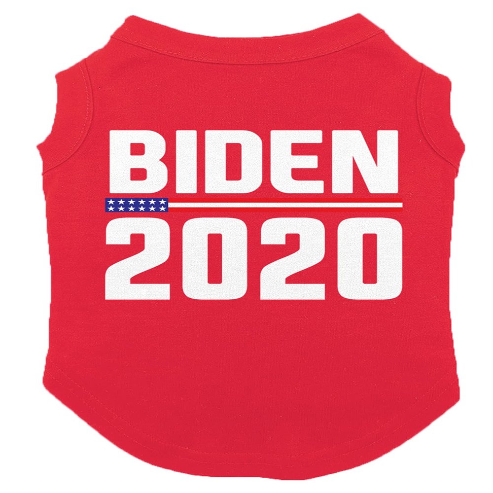 Biden 2020 - Dog Shirt (Red, Small)