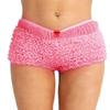 easyforever Women's Ruffled Pettipants Bloomers Lace Trim Knickers Panties Lingerie Underwear Pink One Size view 1