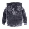 ZFTTZYMX Boys Girls Velvet Hooded Tracksuit Sweatshirt Top + Sweatpants Hoodie Outfit Set view 2