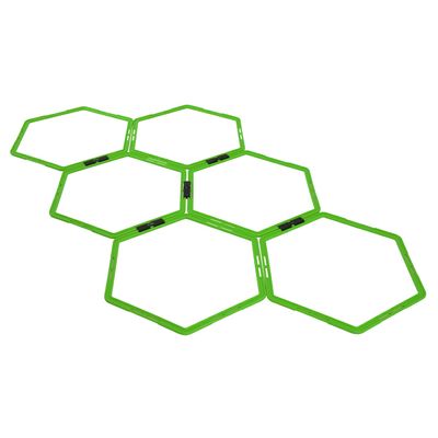Yes4All Agility Hex Ring - Green Neon - 6 Rings