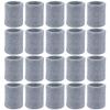 10 Pairs Sports Wristbands, Wrist Sweatbands for Men & Women, Stretchy & Sweat Absorbing Cotton Terry,Perfect for Basketball, Football, Tennis, Soccer, Running & Working Out Gray view 1