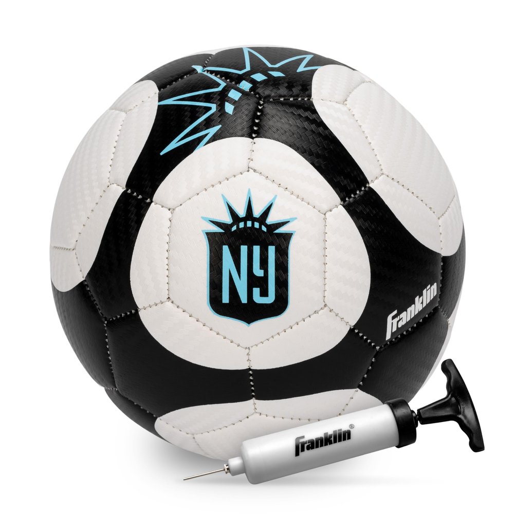 Franklin Sports NWSL NJ/NY Gotham Soccer Ball - Kids Mini Size 1 - Skill + Training Soccer Ball for Kids + Adults - Great for Boys + Girls - Air Pump Included