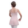 118242004 Wide Strap Dance Skirt Cute Kids Mesh Ballet Dress (S/C, Pale Pink) view 2